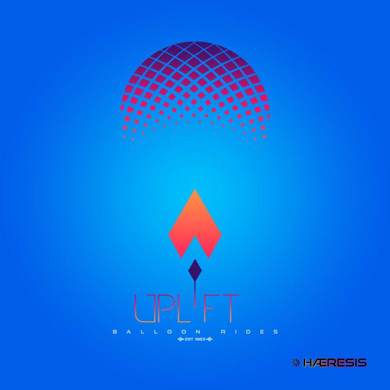 A logo for fictional balloon riding company Uplift from digital design studio Haeresis